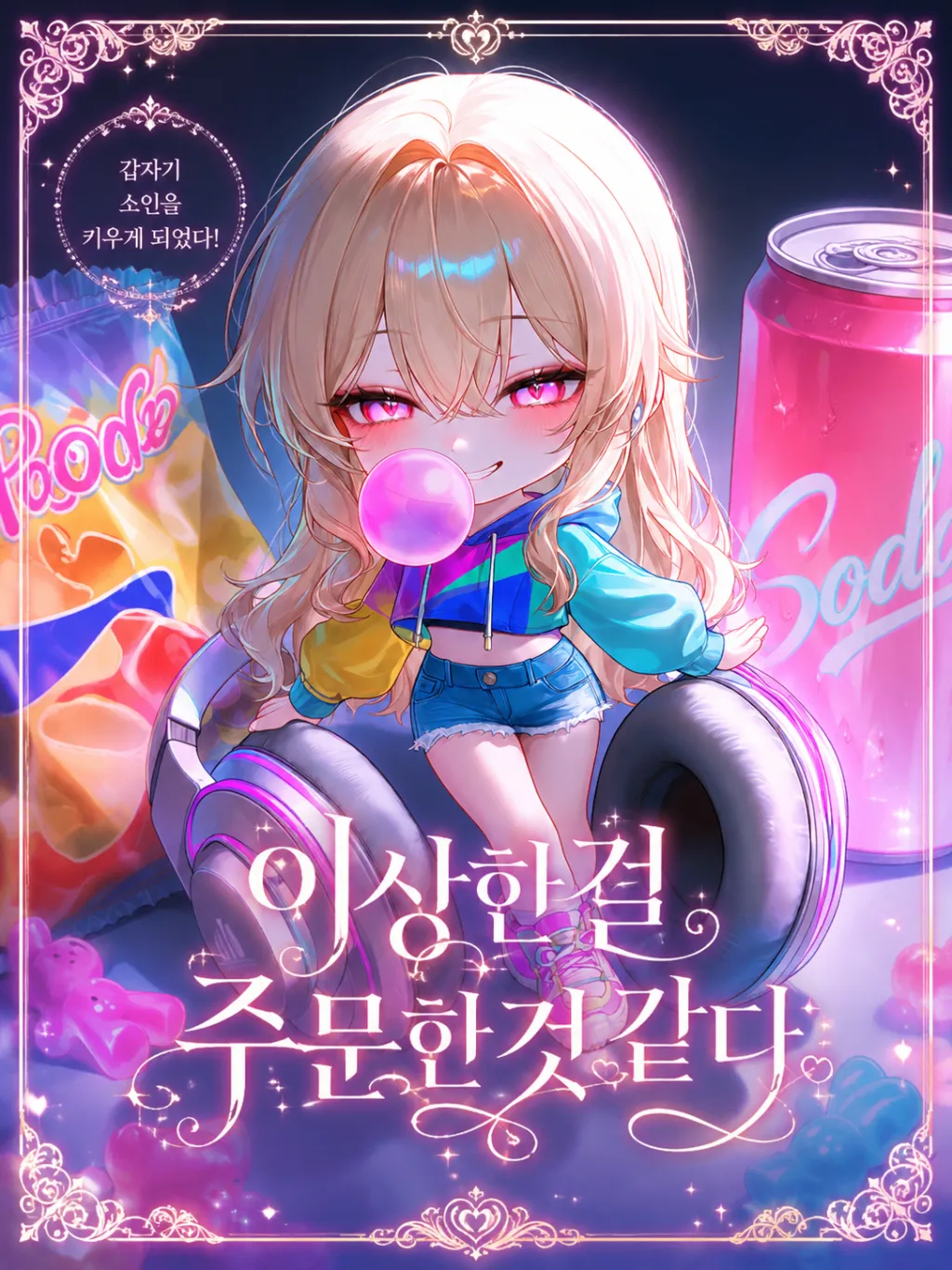 이상한 걸 주문한 것 같다